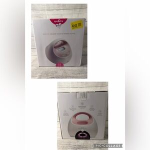Spectra S2 Premier Double Electric Breast Pump - White with Pink Accents